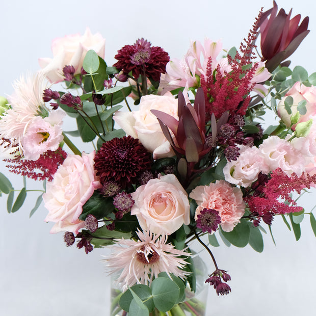 "Le Parfum" in Rosé, Blush und Bordeaux