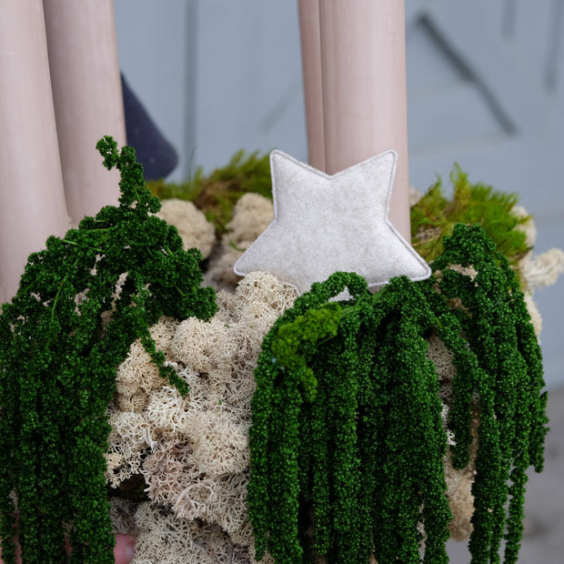 Adventskranz "Silent Nordic Forest" | 35cm