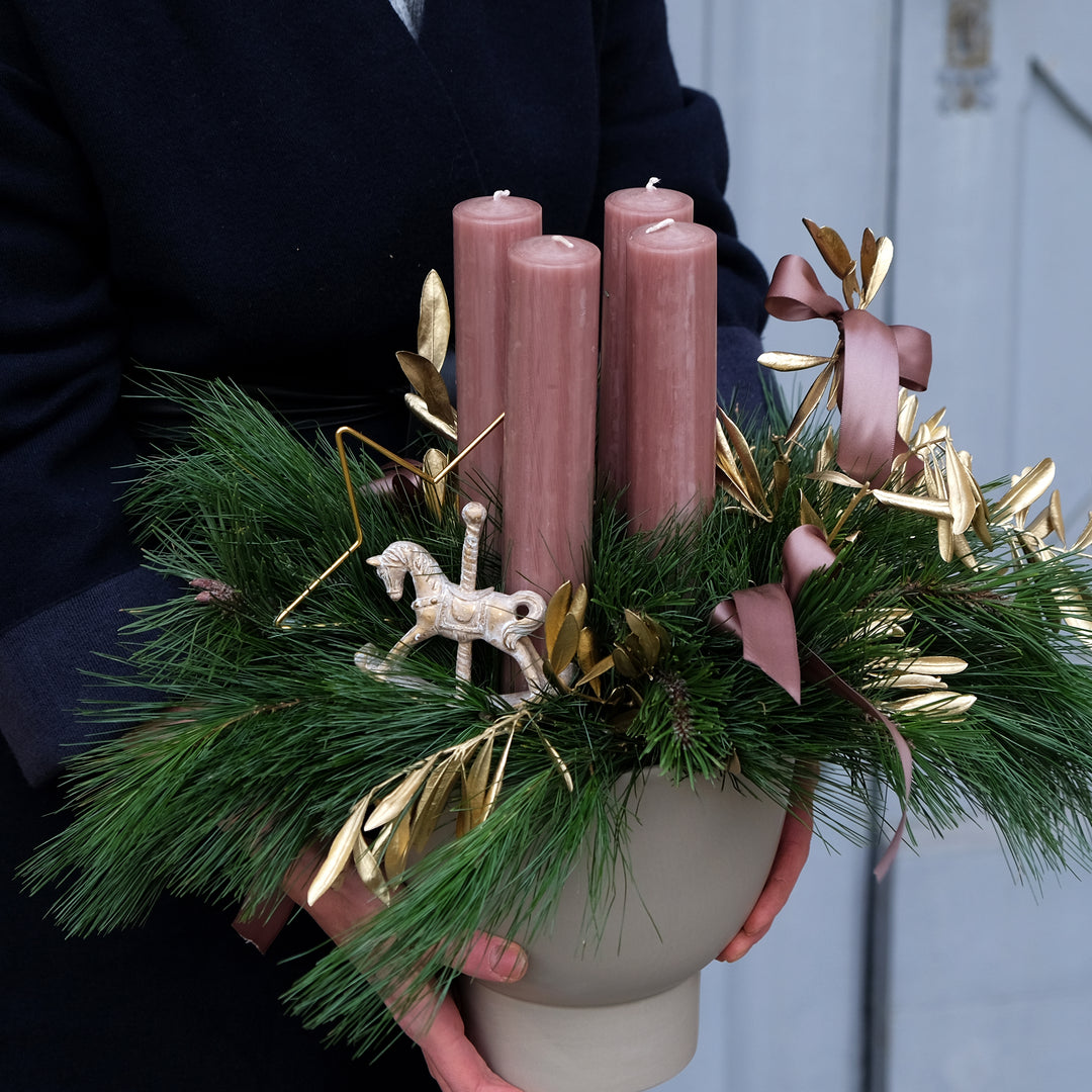 Adventskranz-Gesteck 