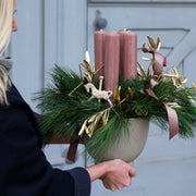 Adventskranz-Gesteck "Christmas Chocolate" | 35cm