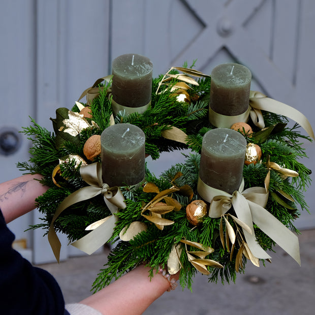 Adventskranz "Winter Pines" | 35cm