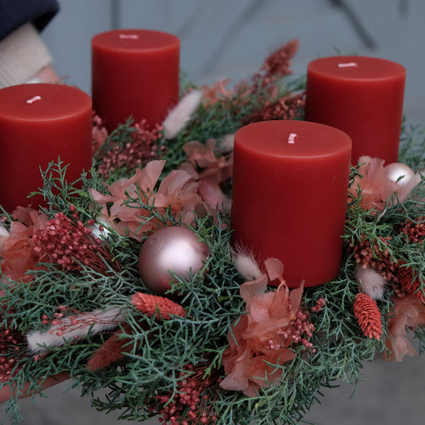 Adventskranz "Vintage Red" | 30cm