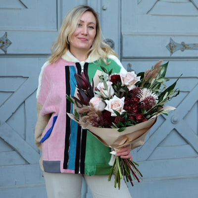 "Cozy Autumn" in edlem Bordeaux, Beige und Bush