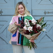 "Cozy Autumn" in edlem Bordeaux, Beige und Bush