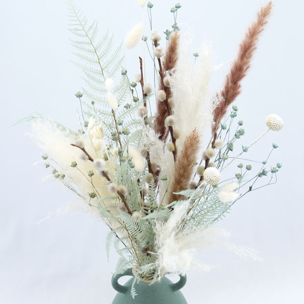 "Modern Way" Trockenblumen-Arrangement mit Vase