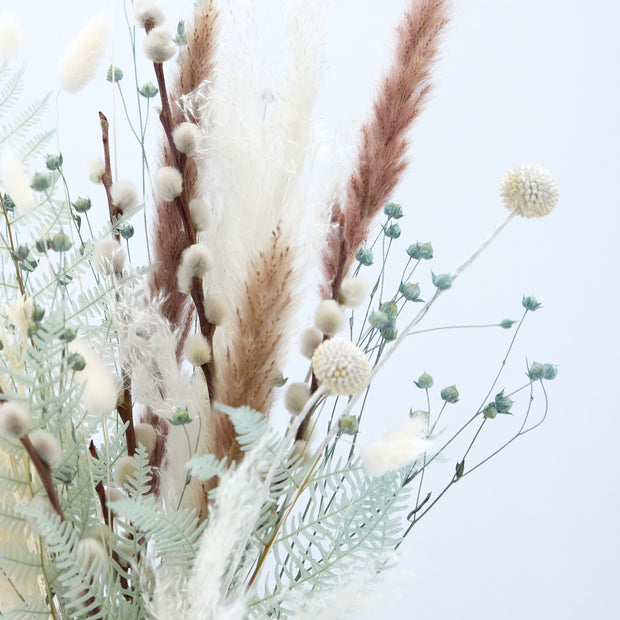"Modern Way" Trockenblumen-Arrangement mit Vase